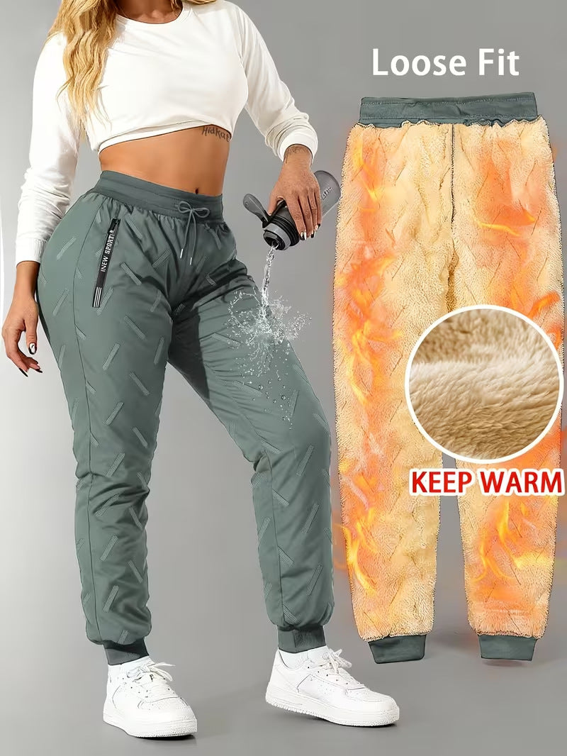 HiverConfort™ – Pantalon Thermique Déperlant Doublé Polaire