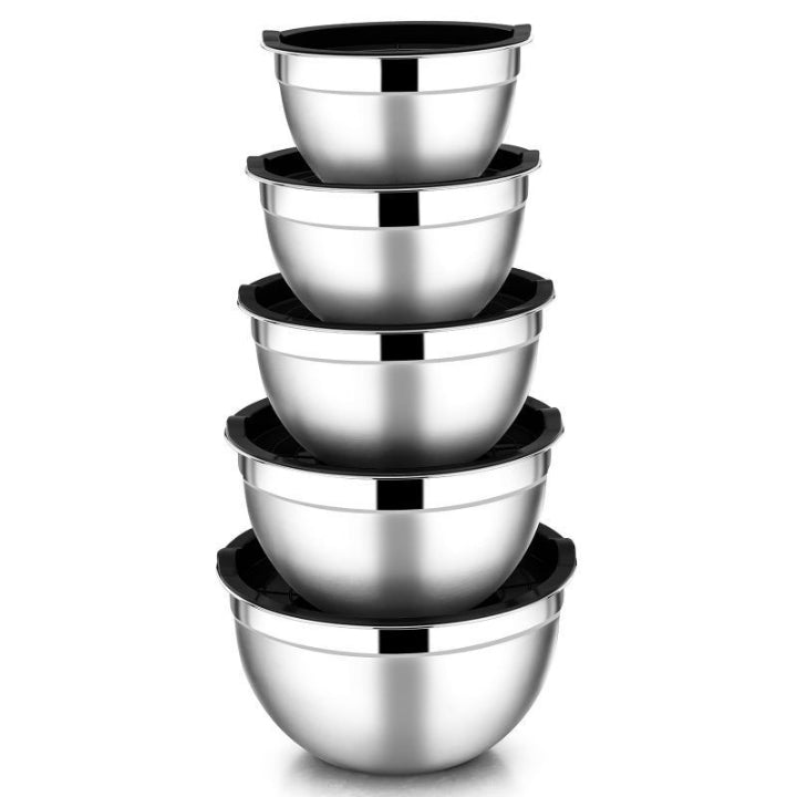 Dernier Jour -50% | CookEase™ Set de Bols en Acier Inoxydable (5 Pièces)