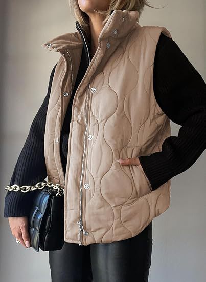 Élancia™ – Gilet Matelassé Sans Manches pour Femme