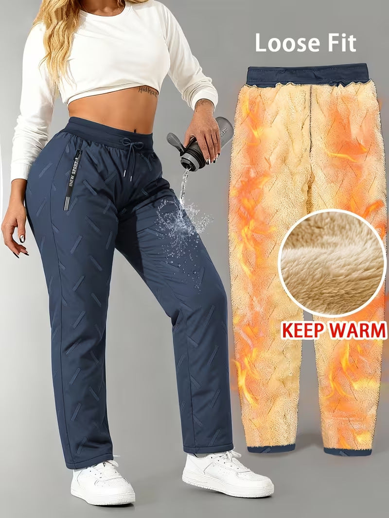 HiverConfort™ – Pantalon Thermique Déperlant Doublé Polaire
