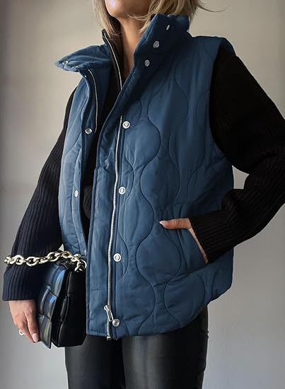 Élancia™ – Gilet Matelassé Sans Manches pour Femme