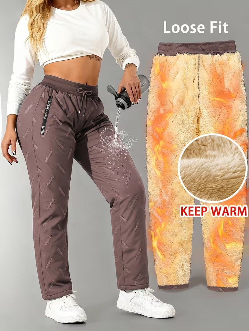 HiverConfort™ – Pantalon Thermique Déperlant Doublé Polaire