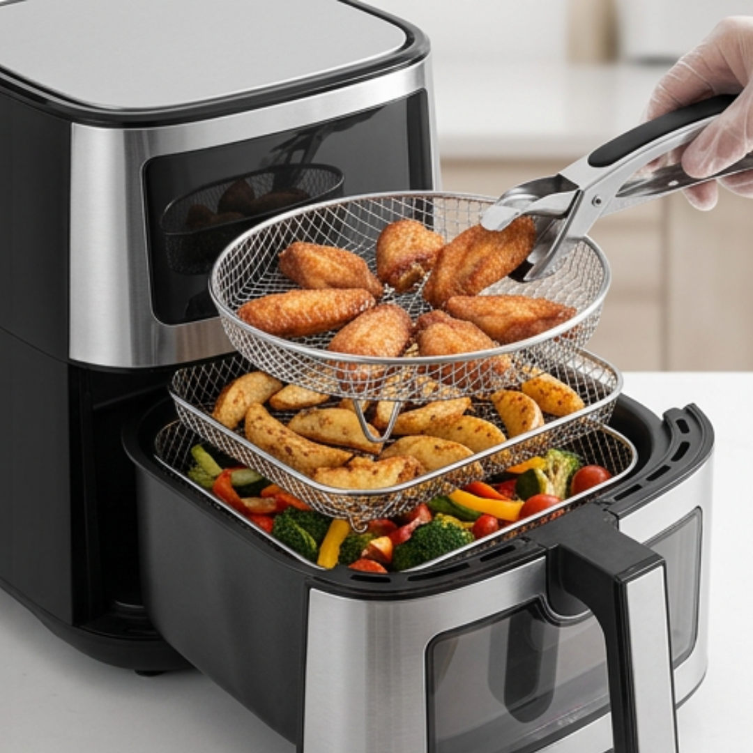 Dernier Jour -50% | AirNest™ Paniers Empilables pour Friteuse à Air