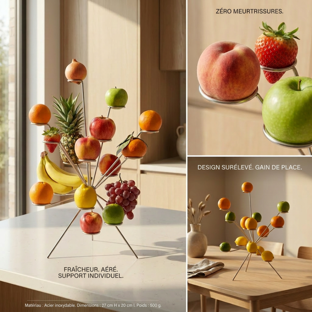 Dernier Jour -50% | AirFruit™ Présentoir à Fruits Moderne