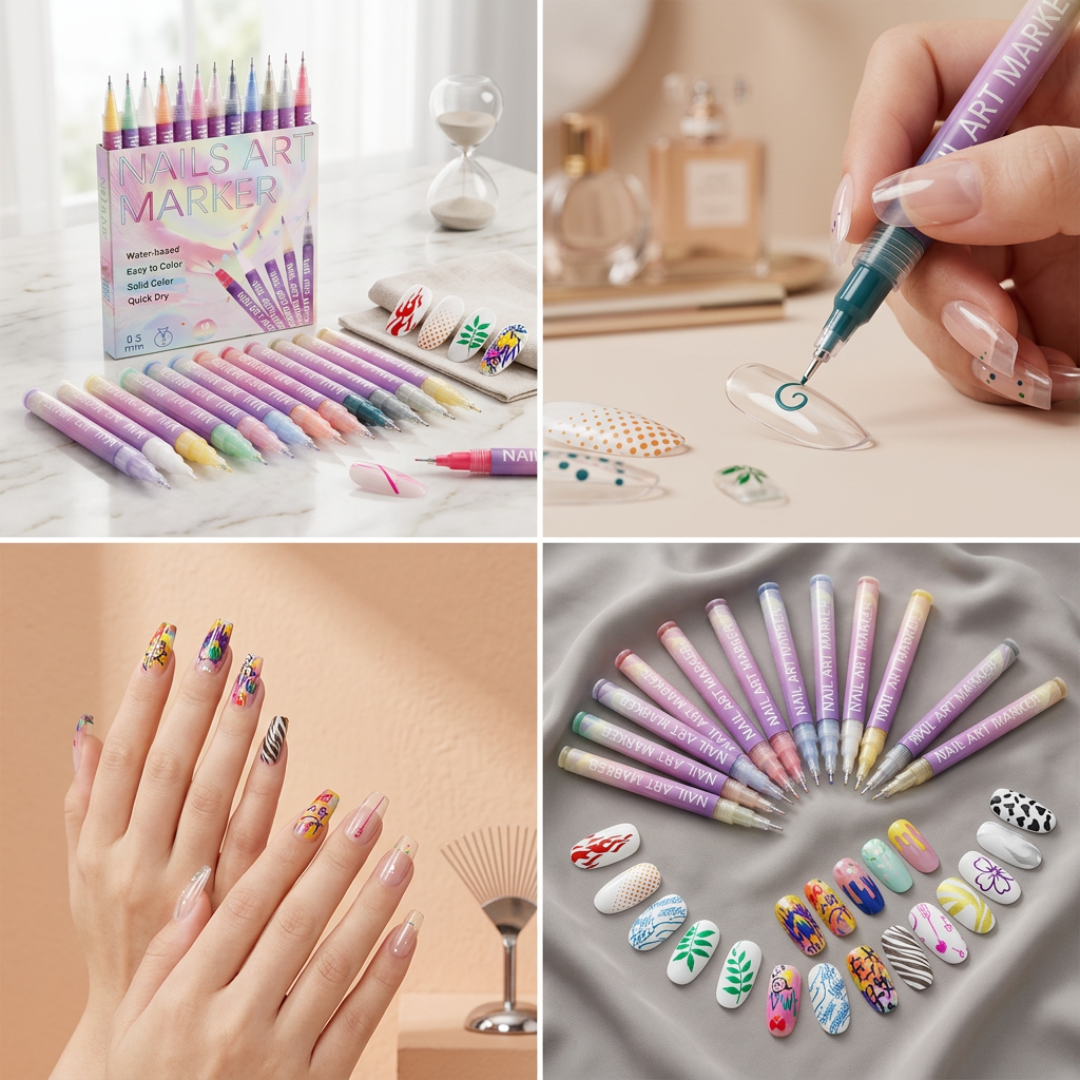 Dernier Jour -50% | ColorTip™ 12 Stylos pour Nail Art