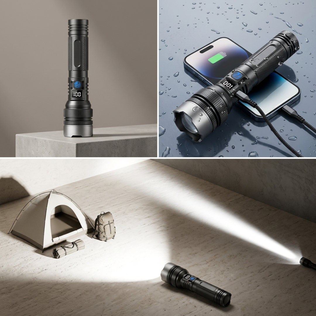 Dernier Jour -50% | EverGlow™ Lampe de poche LED puissante
