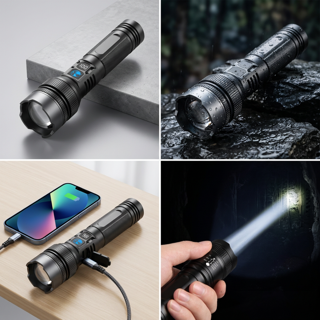 Dernier Jour -50% | EverGlow™ Lampe de poche LED puissante