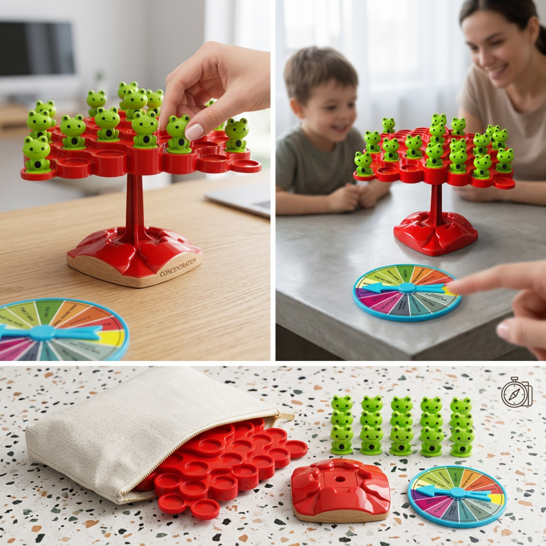 Dernier Jour -50% | FocusFun™ Jeu de grenouille arboricole