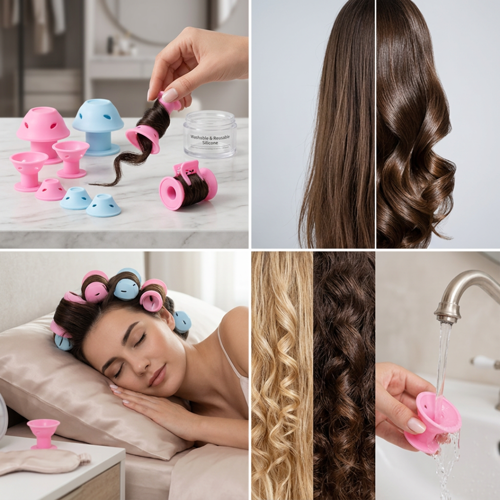 Dernier Jour -50% | CurlLuxe™ Bigoudis pour cheveux (20 pièces)