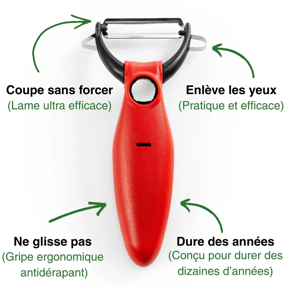 PèleFacile™ – Éplucheur Multifonction de Cuisine