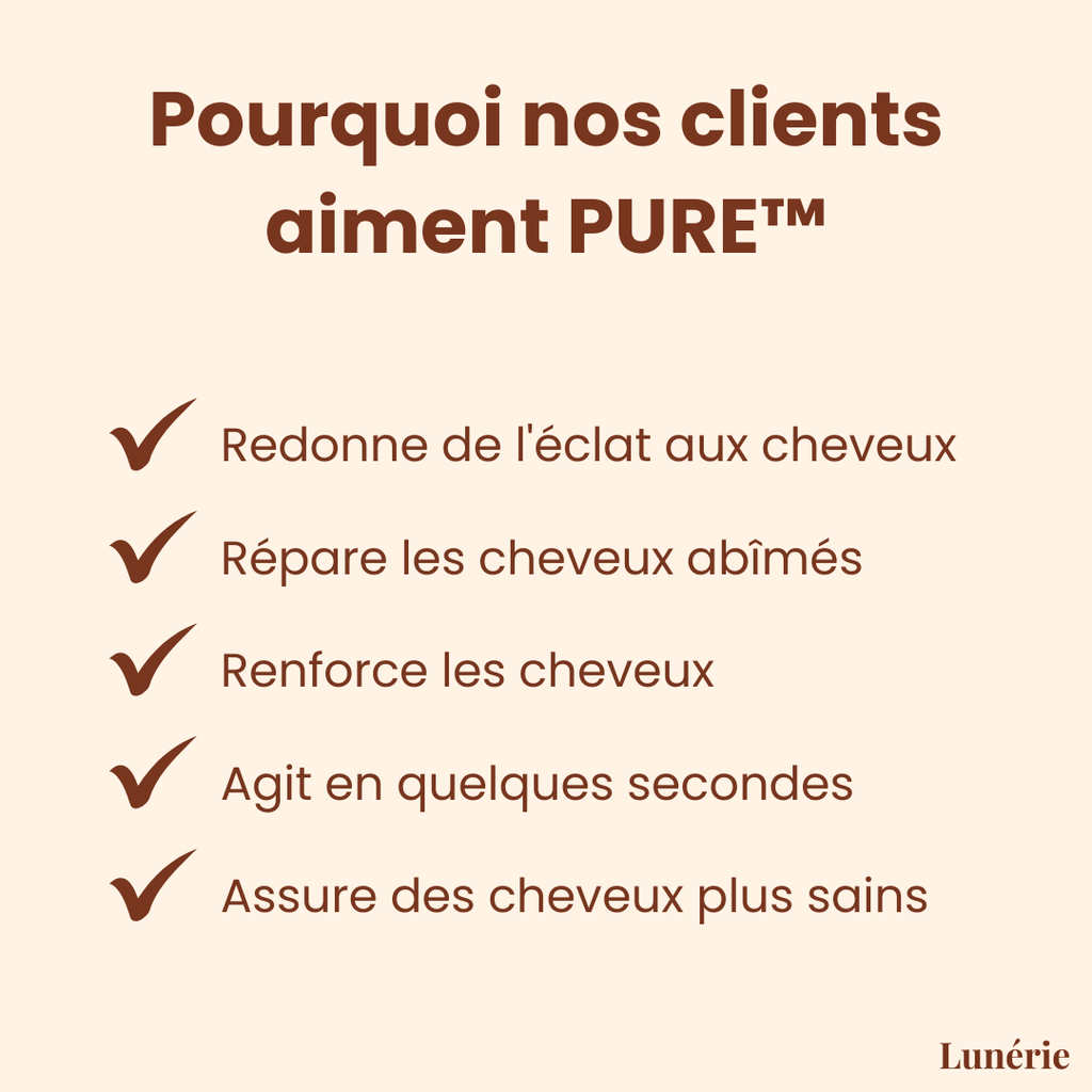 50% DE RÉDUCTION I PURE™ Crème Magique pour Cheveux