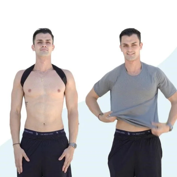 PostureÉquilibre™ – Correcteur de Posture Ajustable avec Soutien du Dos