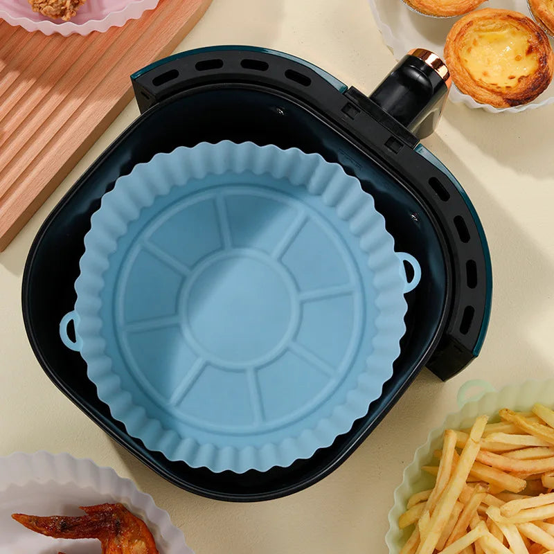 Dernier Jour -50% | CookFlex™ Plateaux Silicone pour Friteuse à Air