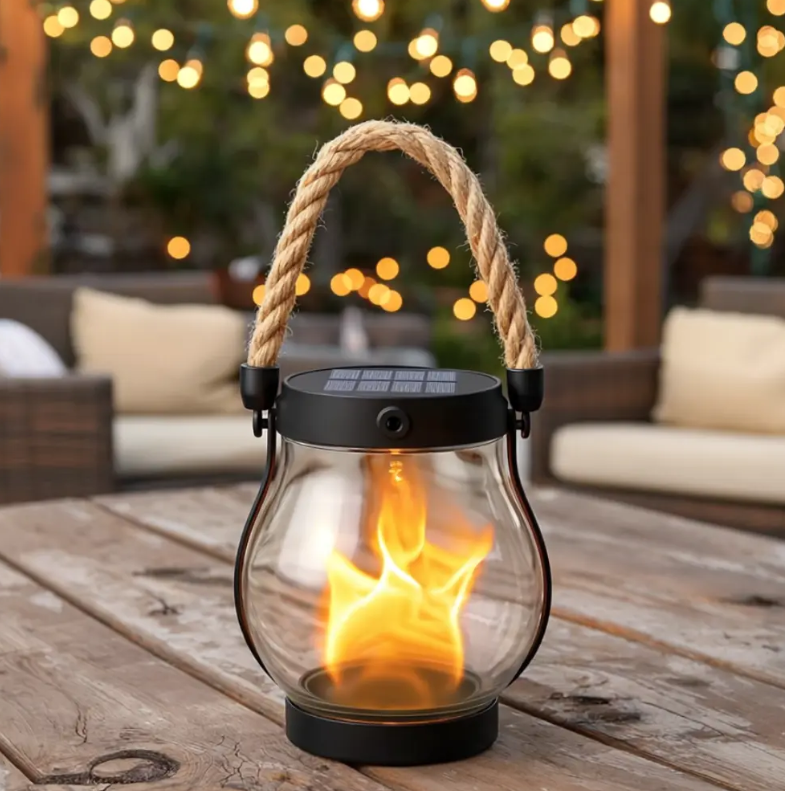 Dernier Jour -50% | GlowFlame™ Lampe solaire élégante pour l’extérieur