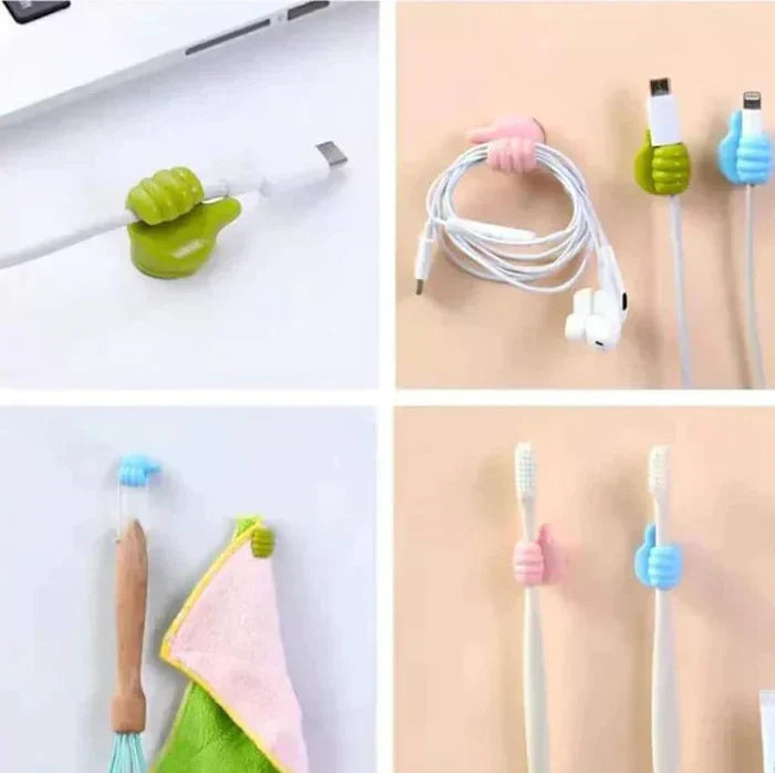 10+10 GRATUITS I ClipThumb™  Crochets Muraux pour Pouces
