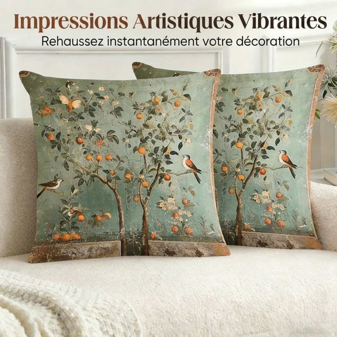 Dernier Jour -50% | Everbloom™ Housses de coussin botaniques vintage