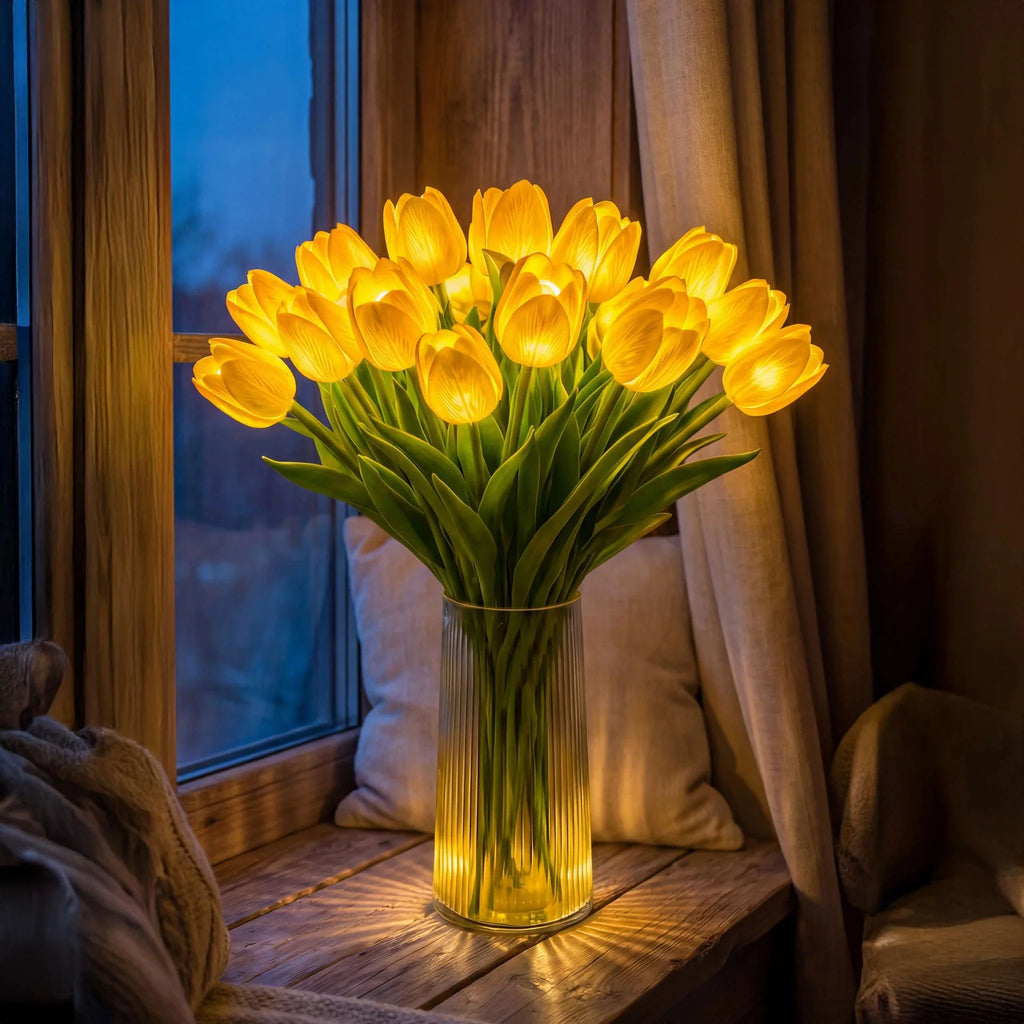 TulipeÉclat™ – Bouquet Lumineux de Tulipes Décoratives