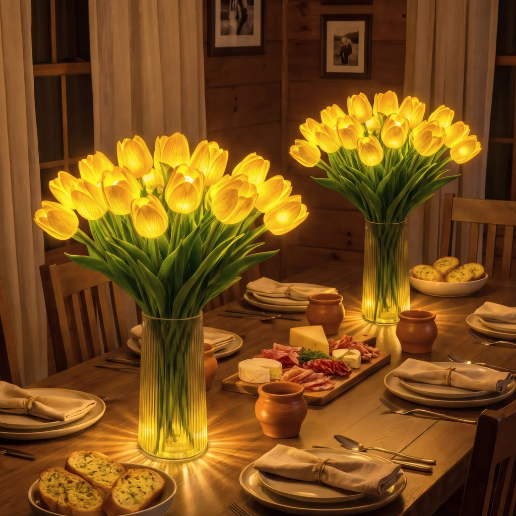 TulipeÉclat™ – Bouquet Lumineux de Tulipes Décoratives