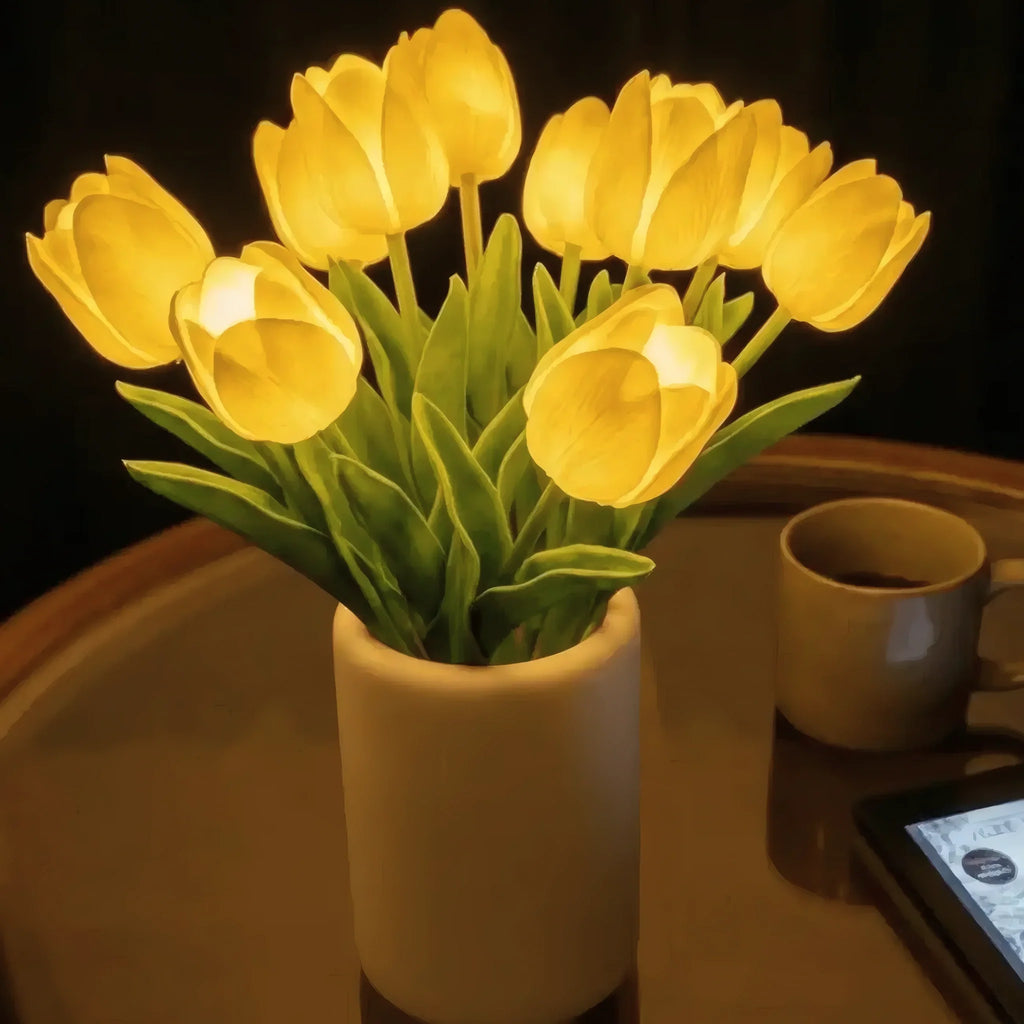 TulipeÉclat™ – Bouquet Lumineux de Tulipes Décoratives