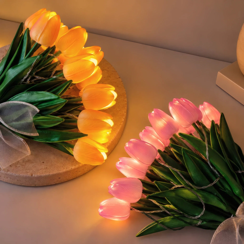 TulipeÉclat™ – Bouquet Lumineux de Tulipes Décoratives