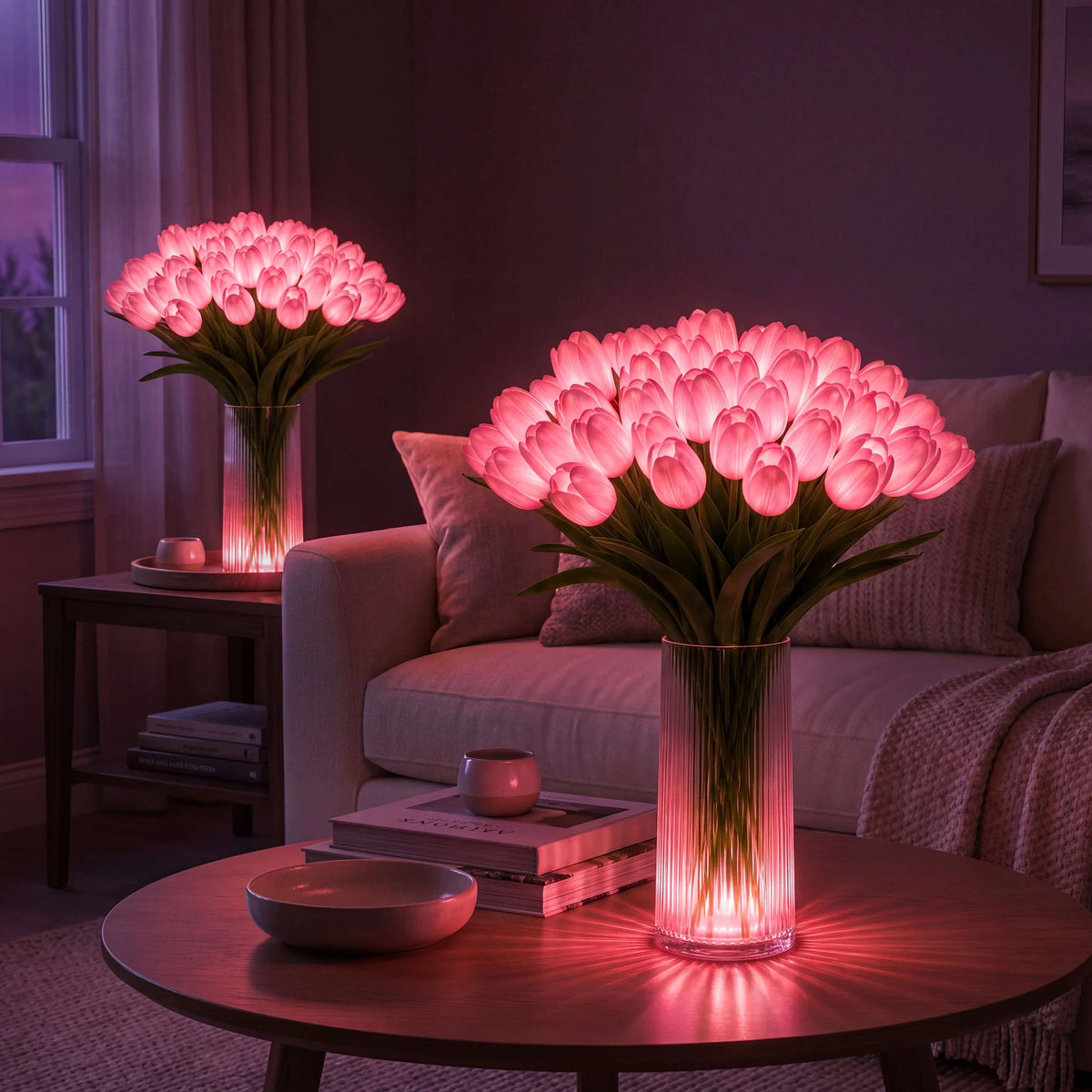 TulipeÉclat™ – Bouquet Lumineux de Tulipes Décoratives