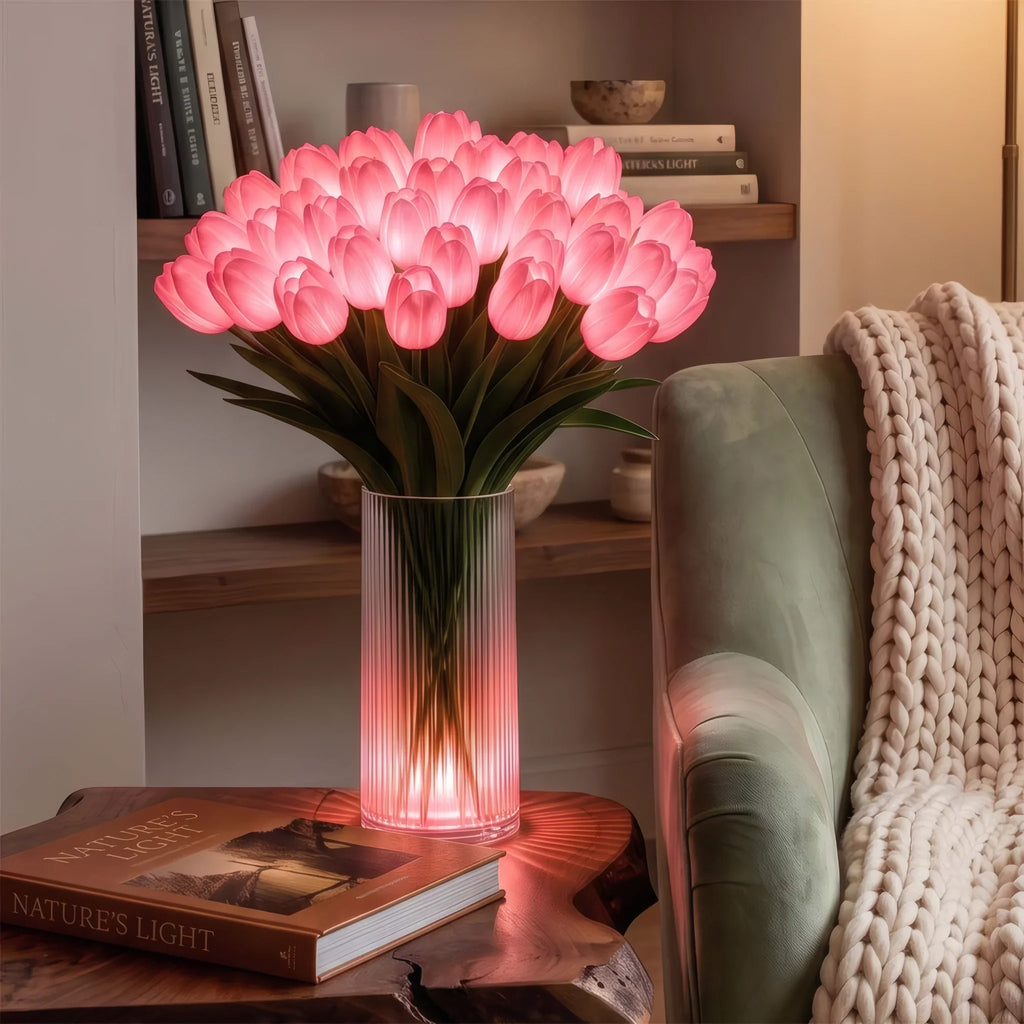 TulipeÉclat™ – Bouquet Lumineux de Tulipes Décoratives