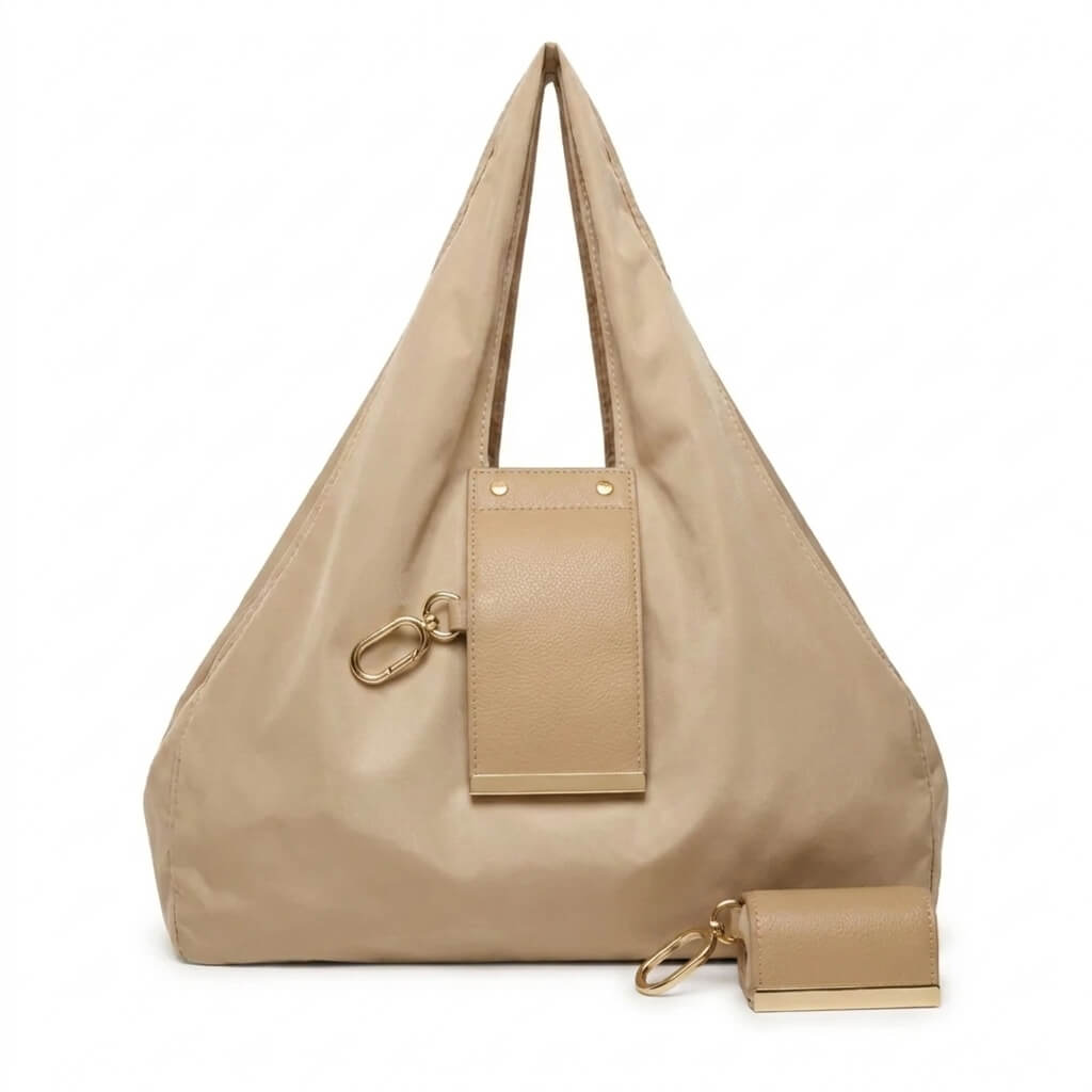 SacÉclair™ – Sac Cabas Pliable avec Porte-Clés