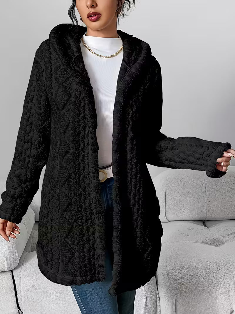 ChaleurÉlégance™ – Manteau Femme Chaud à Boutons