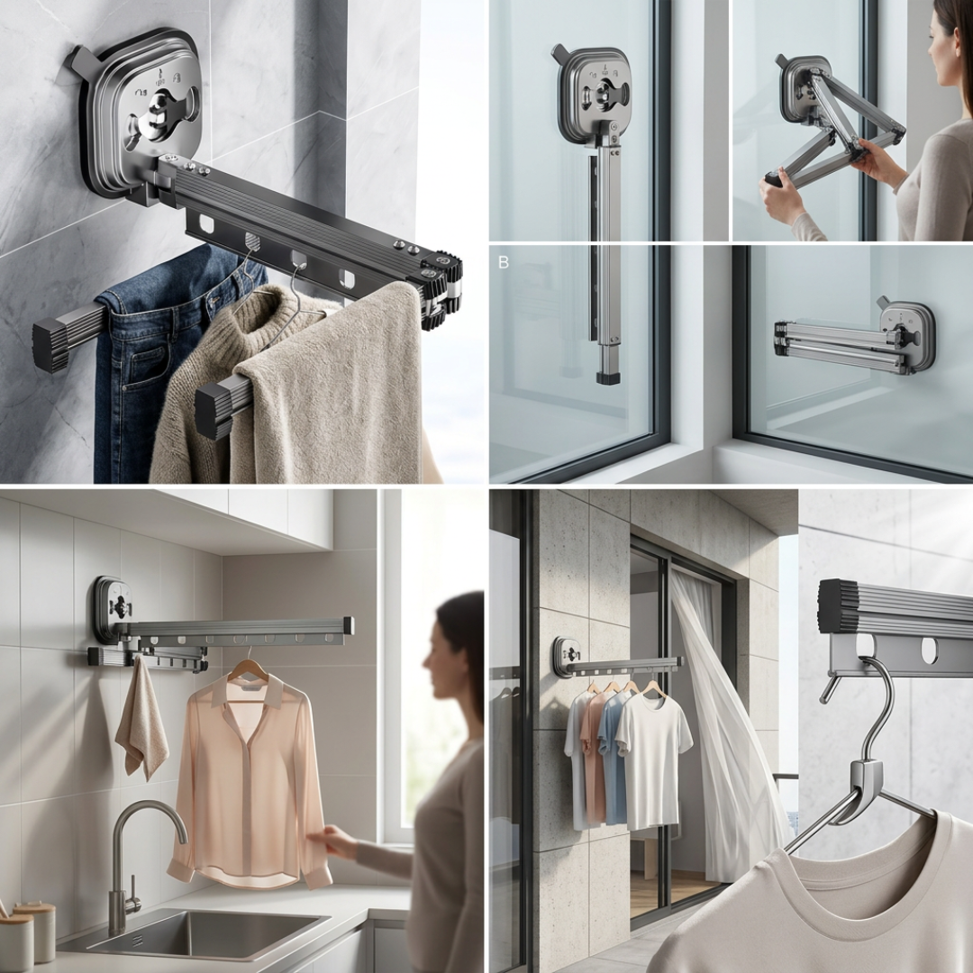 Dernier Jour -50% | DryFlex™ Sèche-linge mural