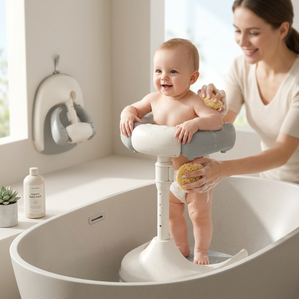 Dernier Jour -50% | BabyEase™ Support de bain sur pied