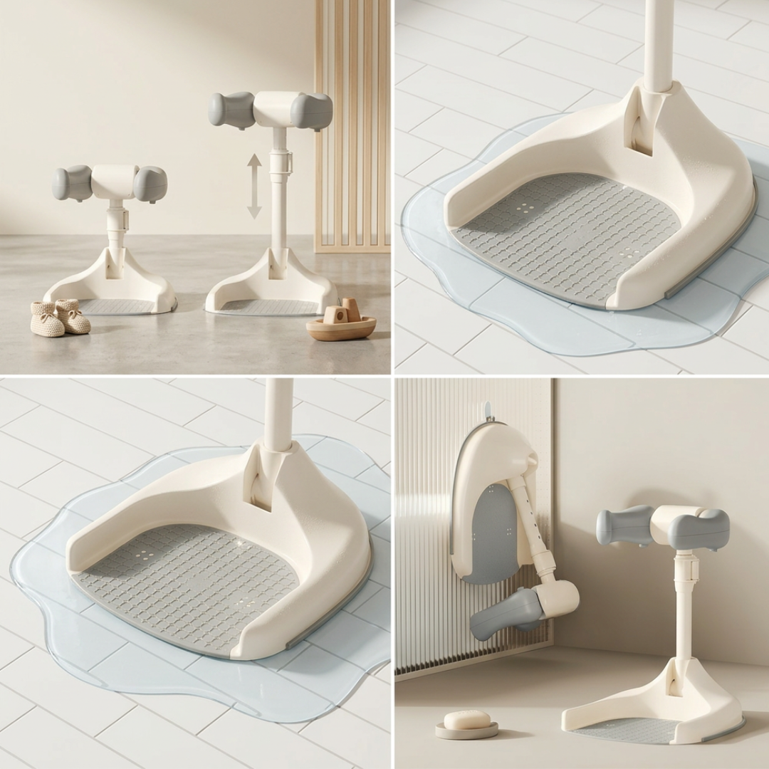 Dernier Jour -50% | BabyEase™ Support de bain sur pied