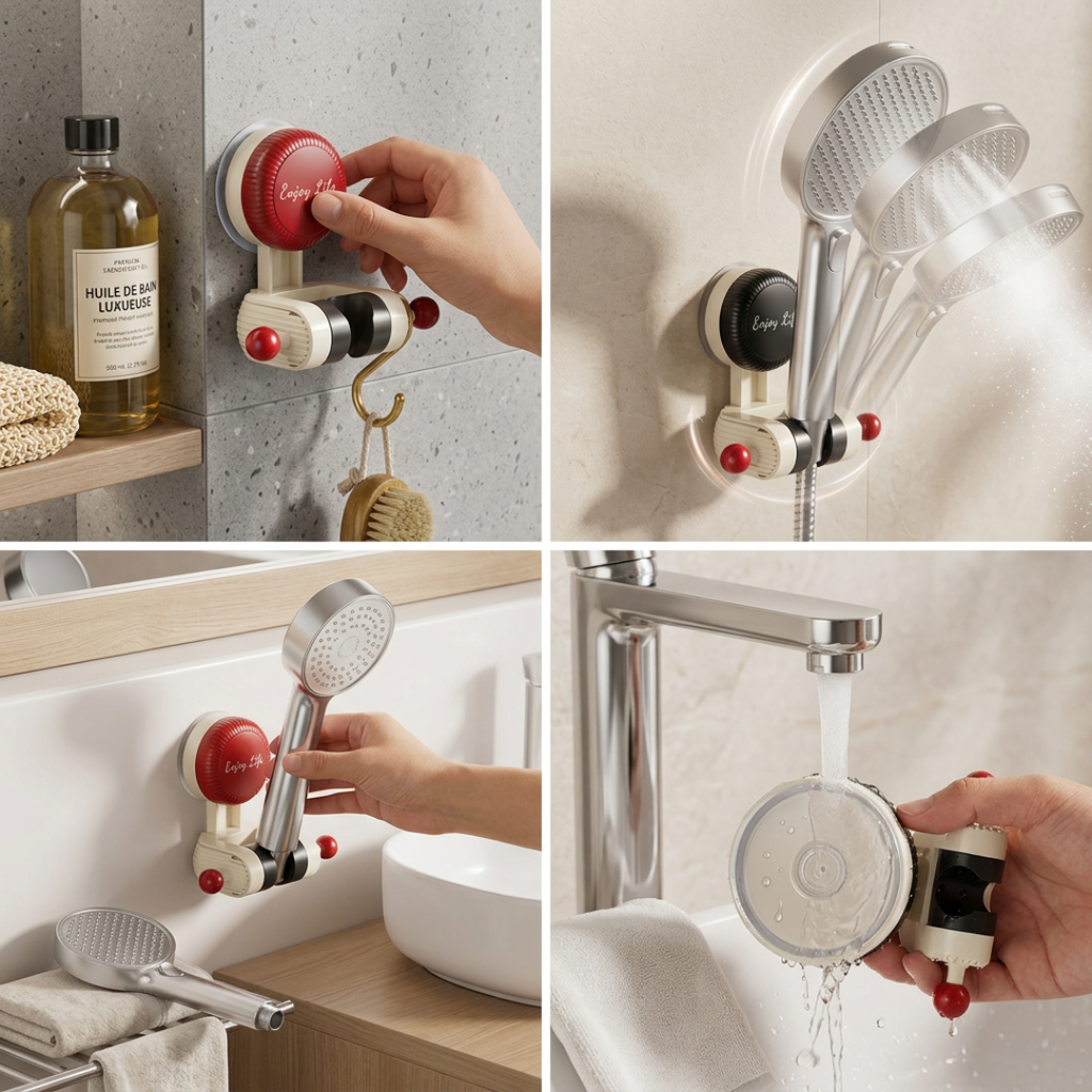 Dernier Jour -50% | AngleHold™ Support de douche réglable