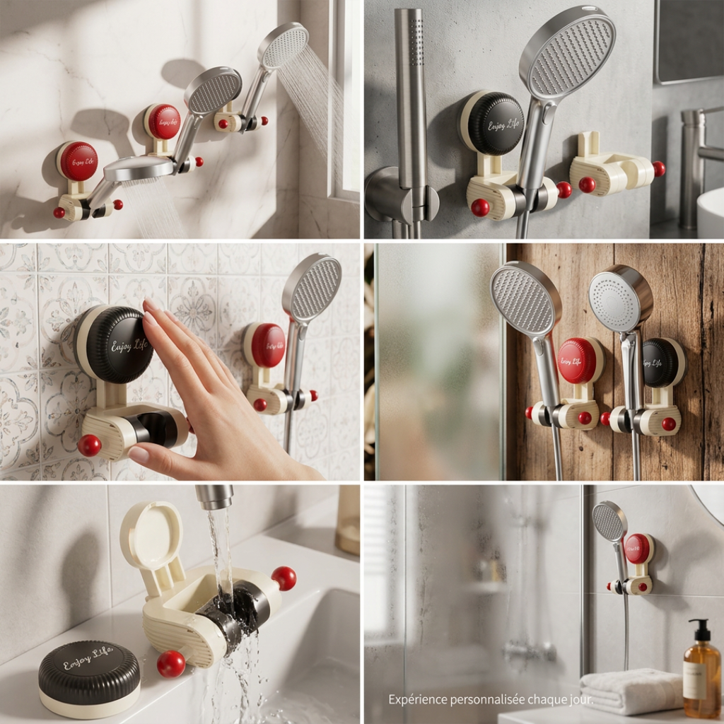 Dernier Jour -50% | AngleHold™ Support de douche réglable