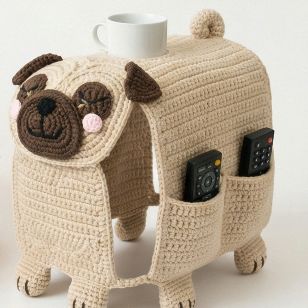 Dernier Jour -50% | CozyPaw™ Organisateur d’accoudoir pour chien au crochet