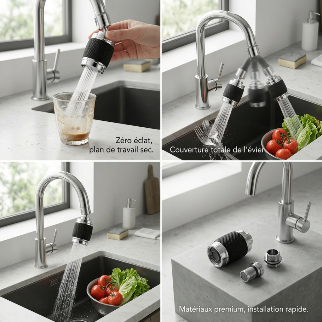 Dernier Jour -50% | AquaFlex™ Rallonge de robinet rotative