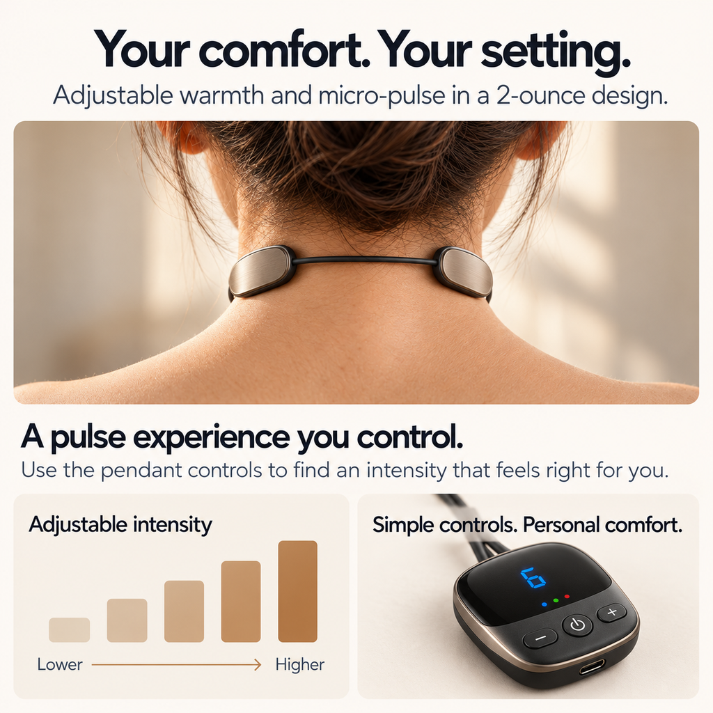 NuqueSérénité™ – Appareil de Massage Cervical Chauffant à Impulsions