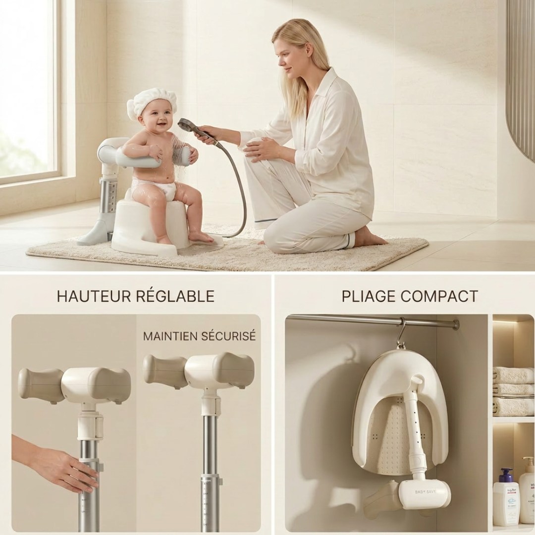 Dernier Jour -50% | BabyEase™ Support de bain sur pied