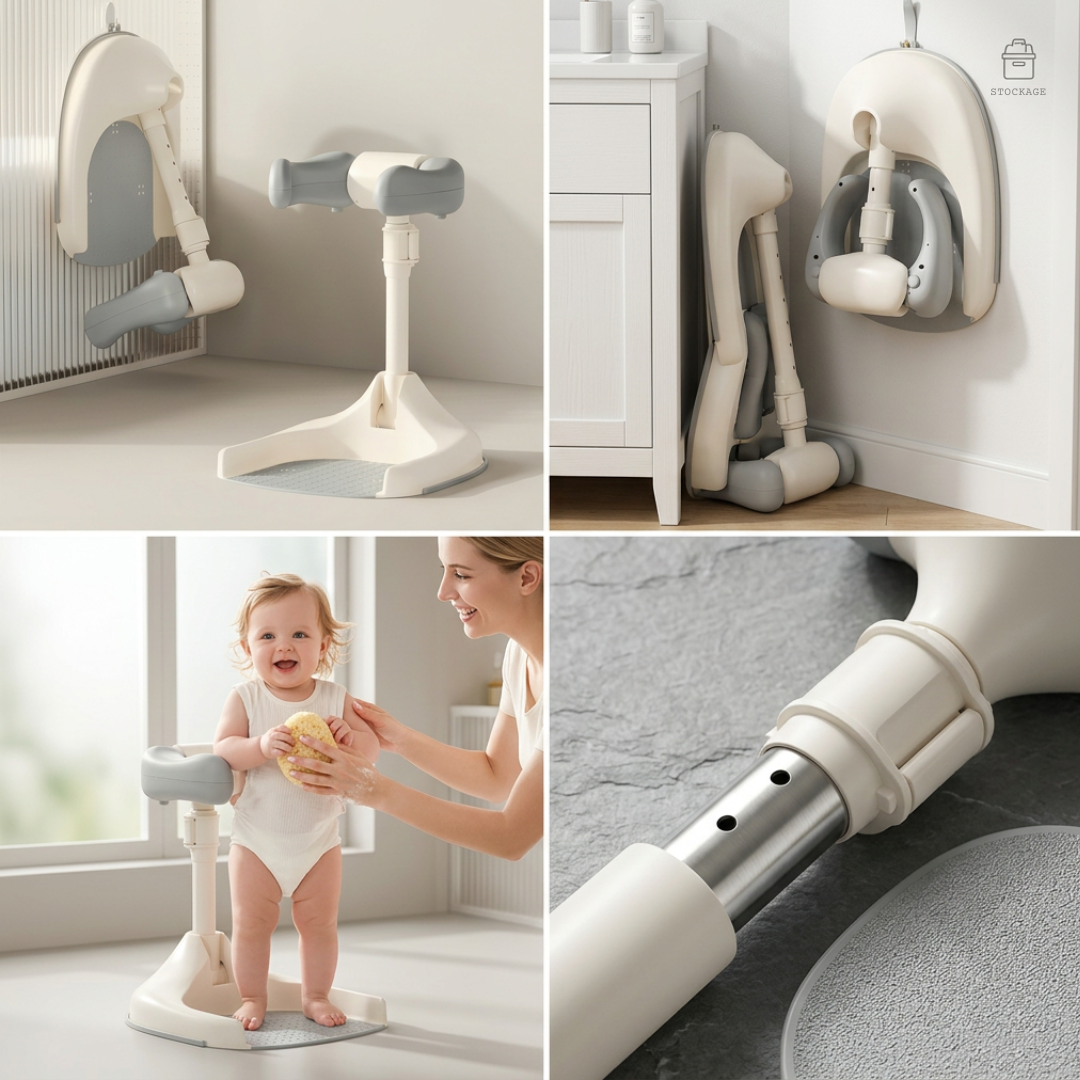 Dernier Jour -50% | BabyEase™ Support de bain sur pied