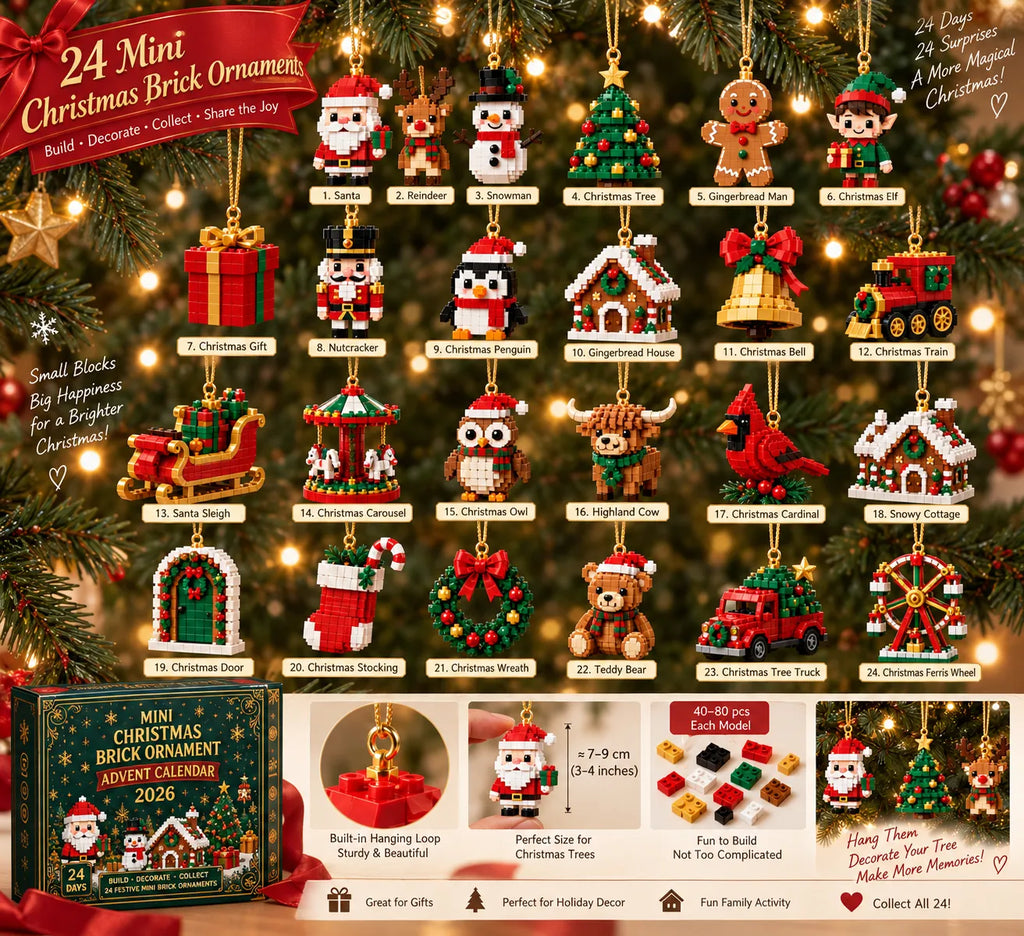 FestiveBuild™ – Calendrier de l’Avent de Noël en Mini-Briques à Construire