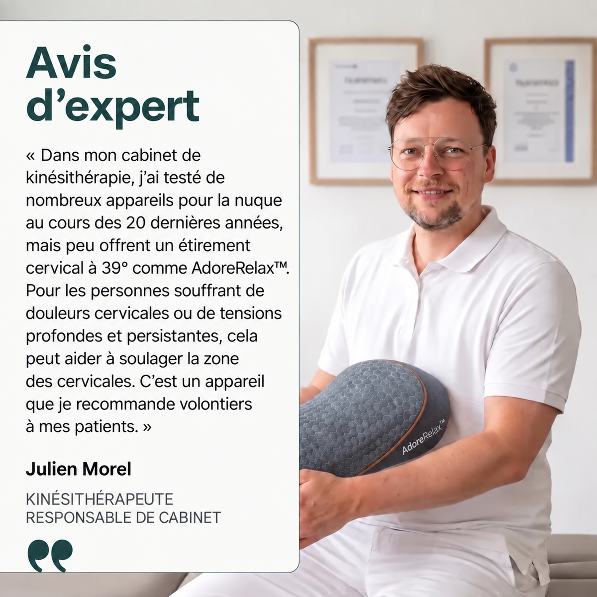 AdoreRelax™ Appareil de massage 3-en-1