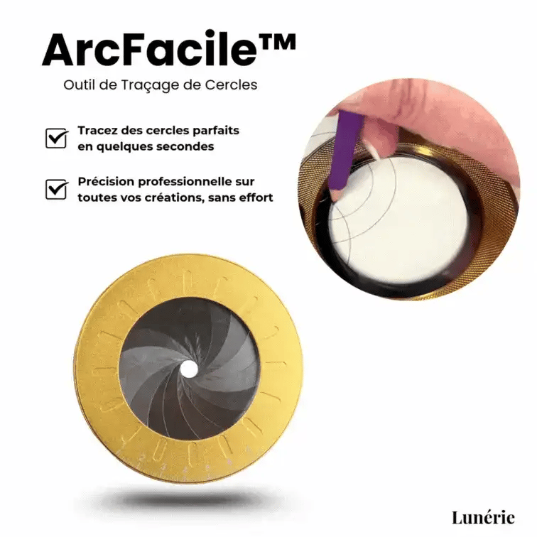 Dernier Jour -50% | ArcFacile™ Outil de Traçage de Cercles