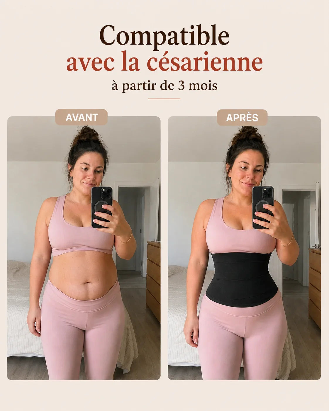 VentreSerein™ – Ceinture de Maintien Post-Partum