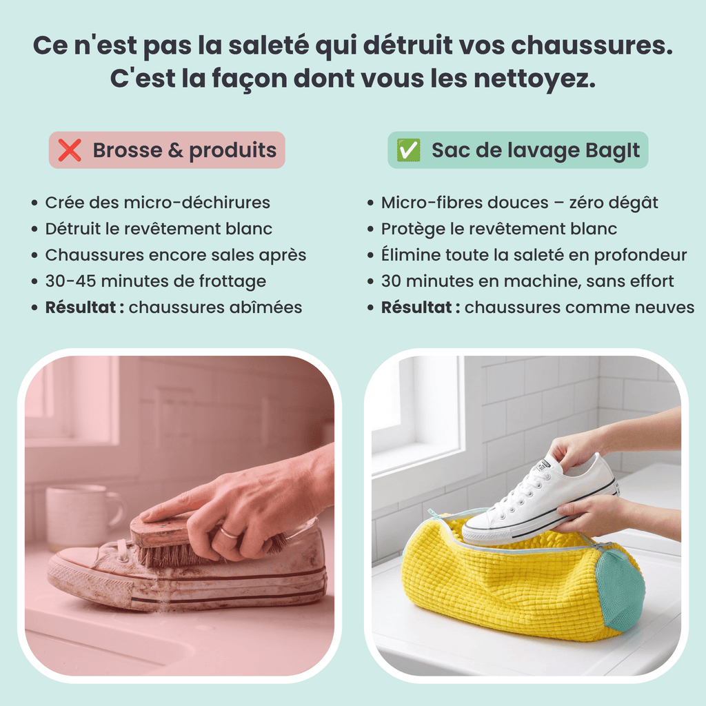 LavePas™ – Housse Protectrice pour Lavage de Chaussures