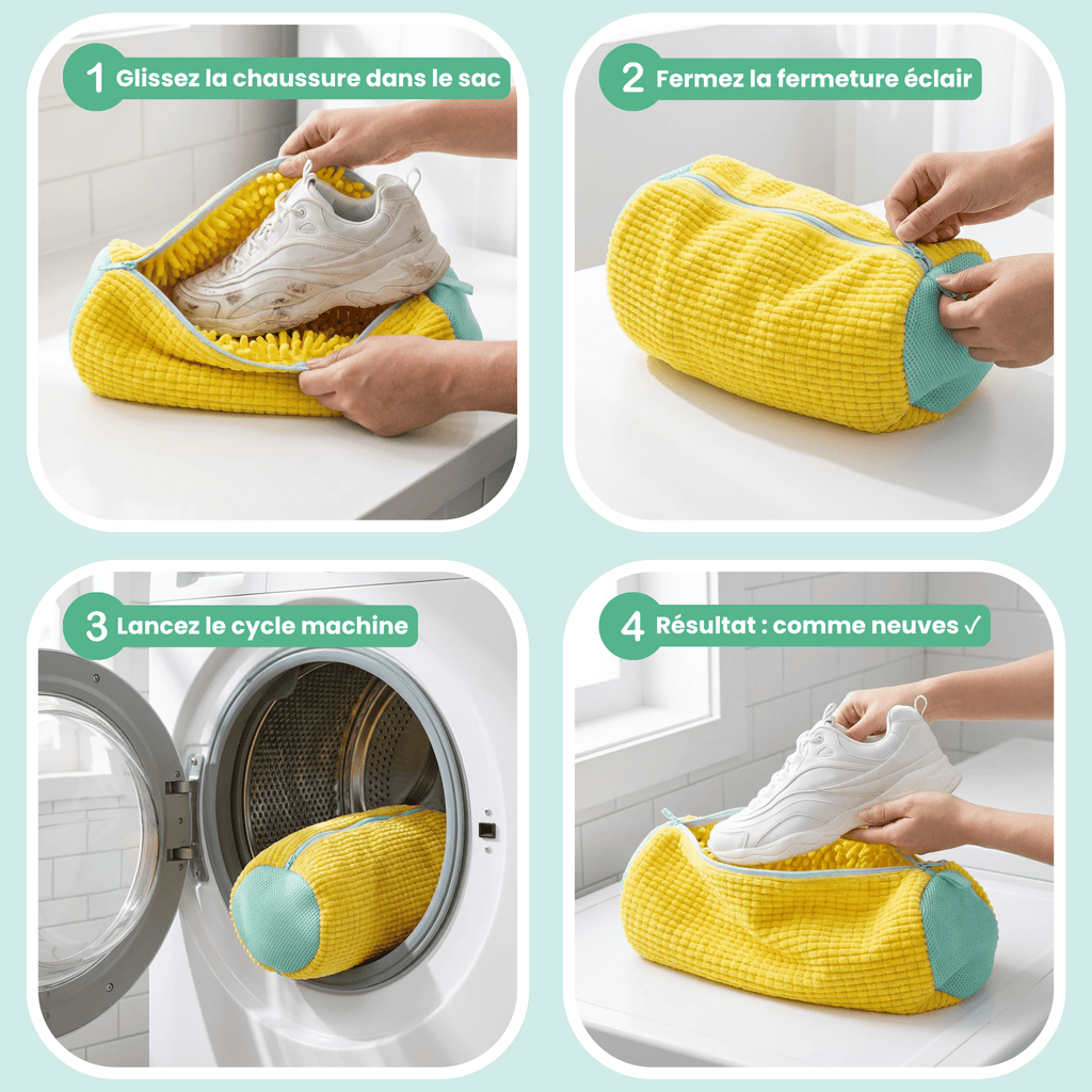LavePas™ – Housse Protectrice pour Lavage de Chaussures
