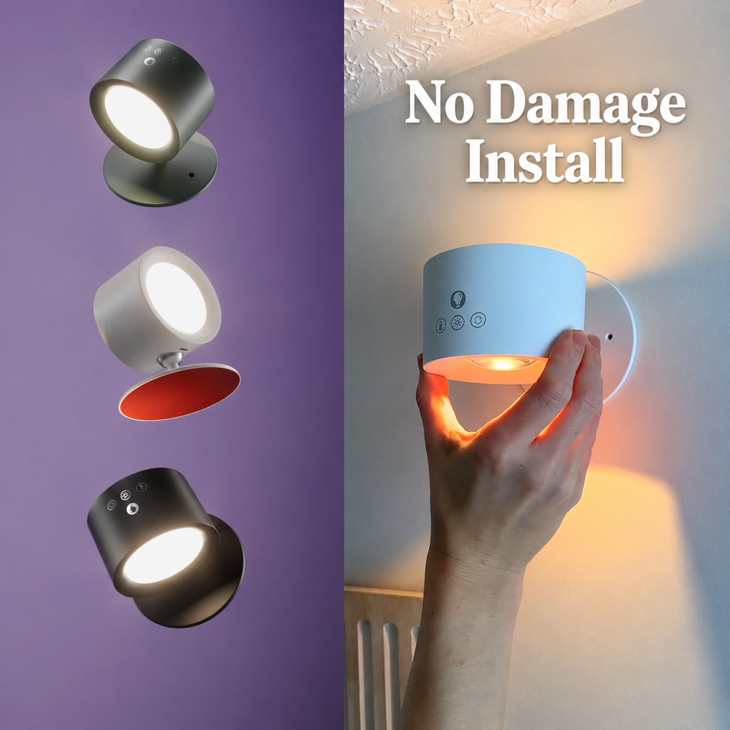 HaloLumière™ – Applique Murale LED Intelligente