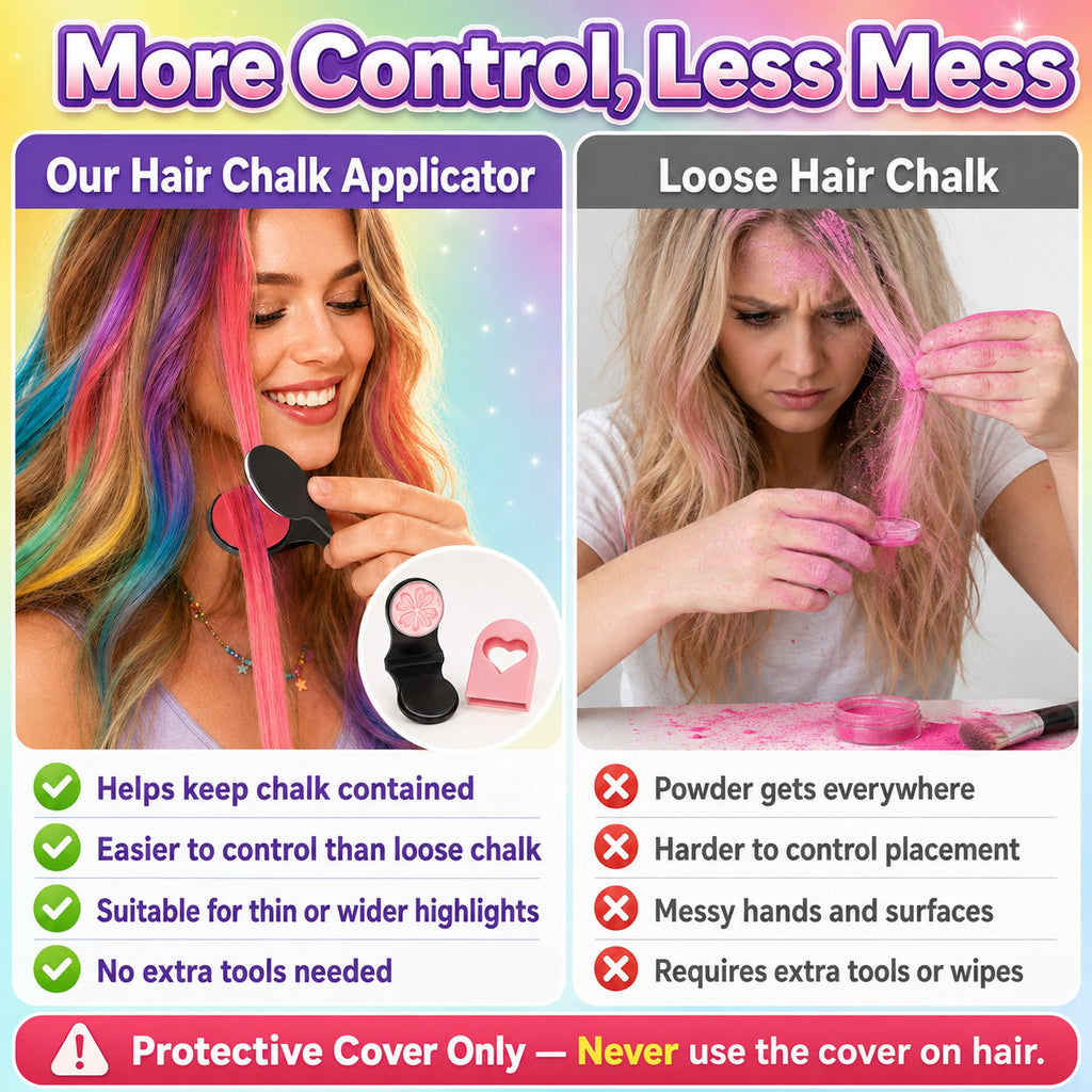 CouleurMèche™ – Kit de Craies Colorantes Temporaires pour Cheveux
