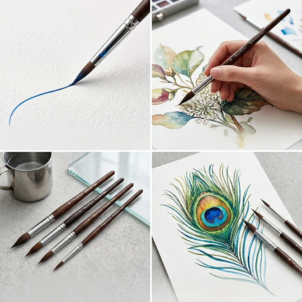 Dernier Jour -50% | CréaLine™ Pinceaux Artistiques Premium