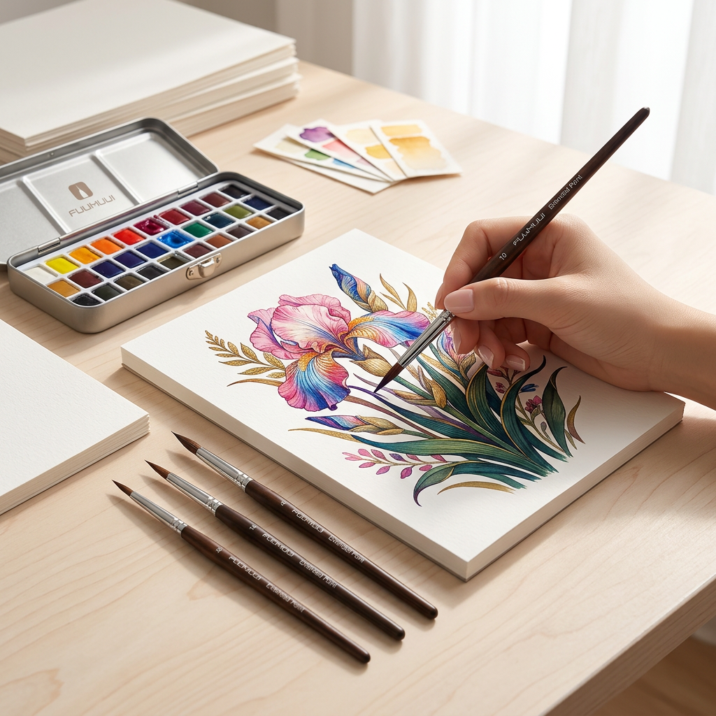 Dernier Jour -50% | CréaLine™ Pinceaux Artistiques Premium