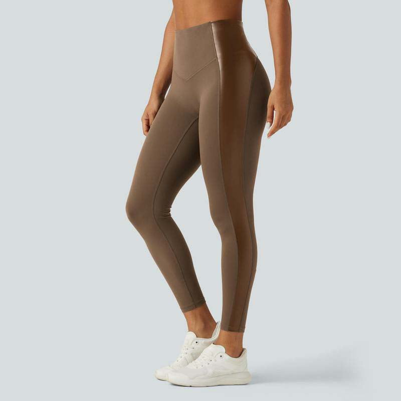 SilhouetteÉlégance™ – Legging Sculptant en Similicuir à Taille Haute
