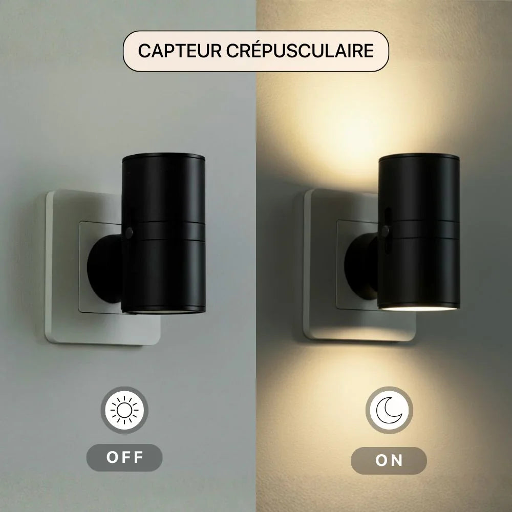 Lampe murale LED à branchement direct